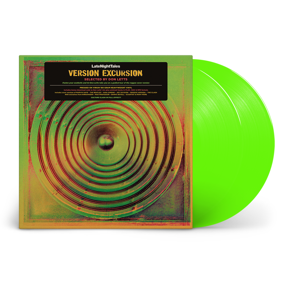 Various Artists: Don Letts - Late Night Tales Presents Version Excursion Selected By Don Letts (2LP Fluorescent Green Vinyl)