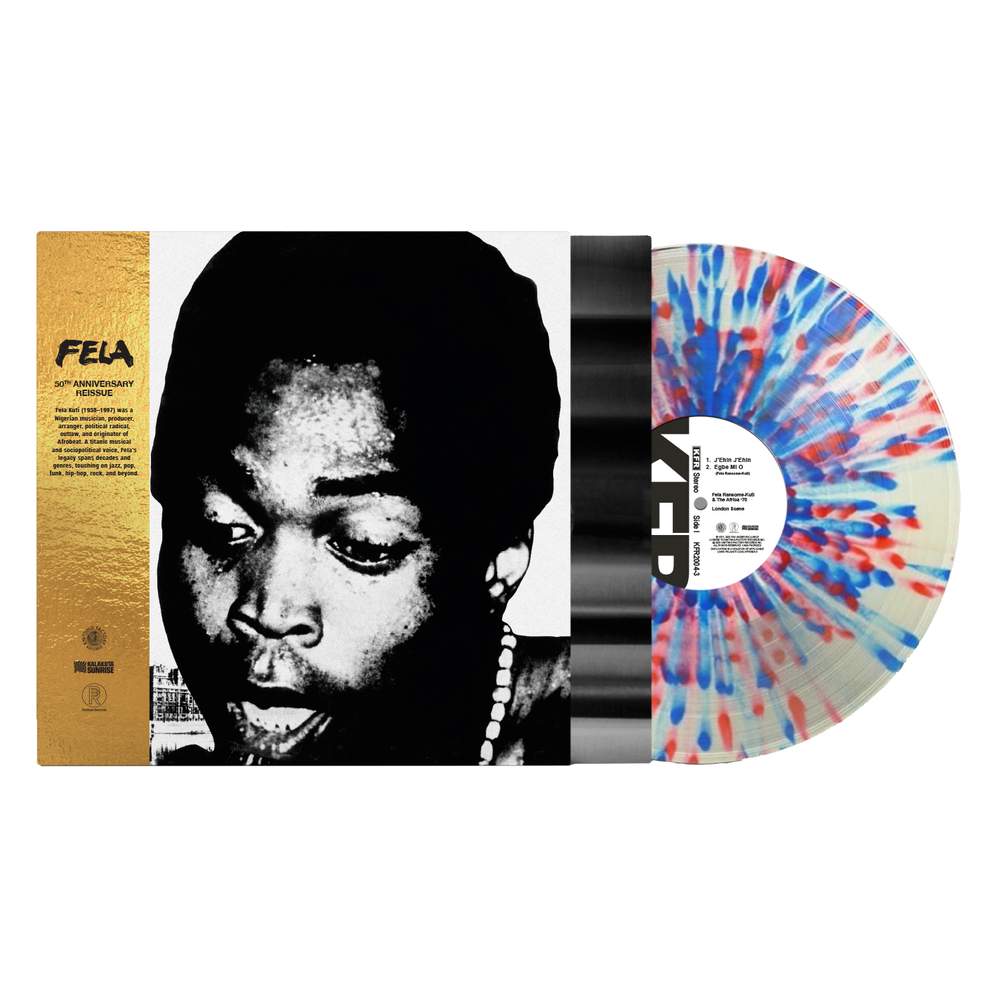 Fela Kuti - London Scene (Limited Edition Blue, Red & White Coloured Splatter Vinyl)