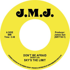Sky's The Limit - Don't Be Afraid / Don't Be Afraid - Inst (7") (RSD22)
