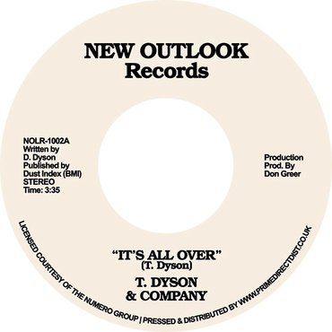 T Dyson & Company - It's All Over / First time (7") RSD2021