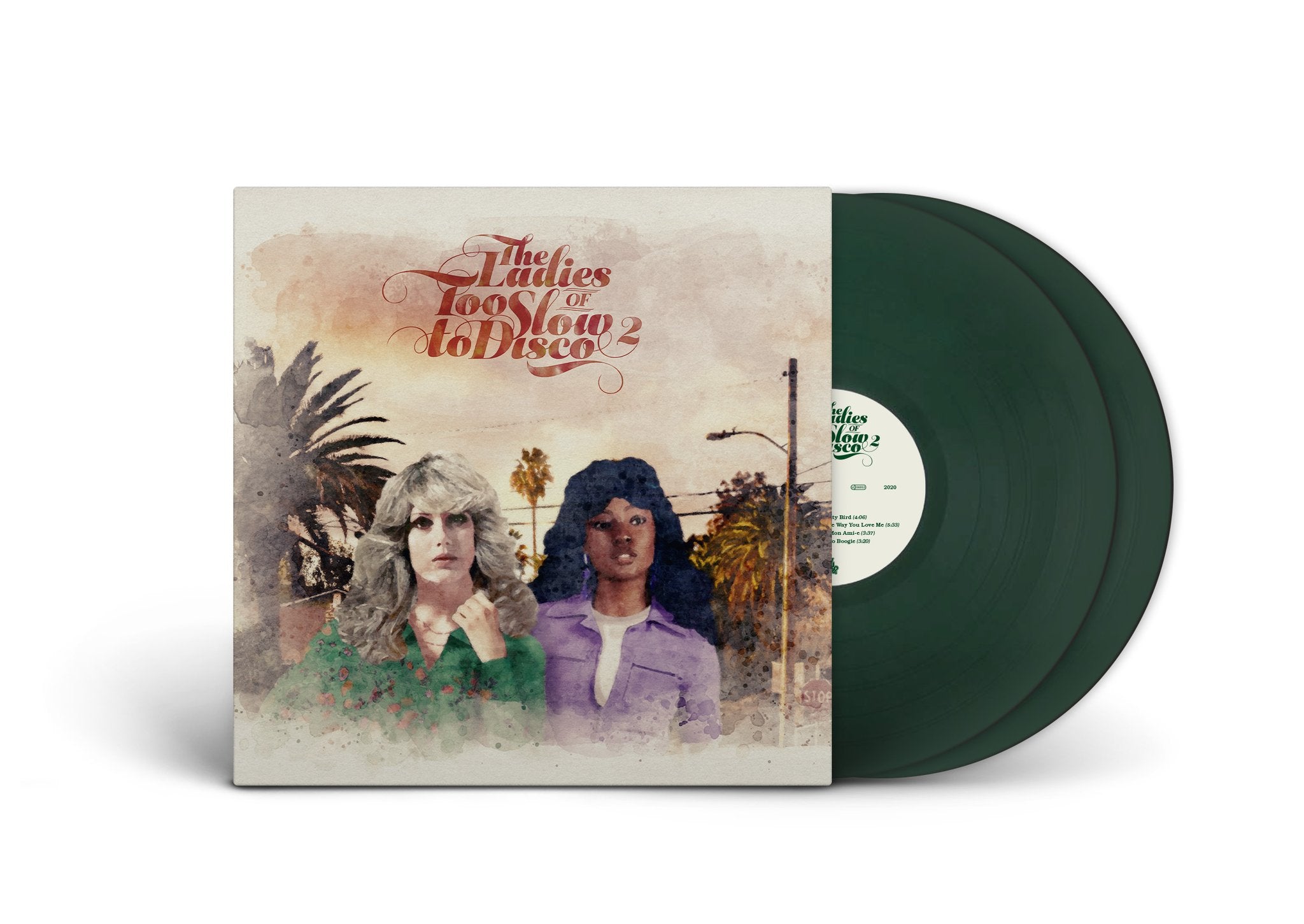Various Artists - The Ladies Too Slow To Disco 2 (2LP Gatefold Sleeve Dark Green Vinyl + DL Code)