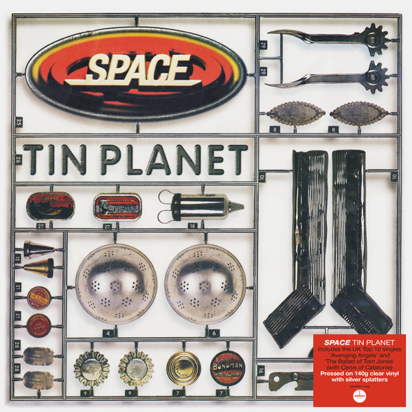 Space - Tin Planet 2022 Reissue (Clear With Silver Splatter Vinyl) (Limited Signed Edition)