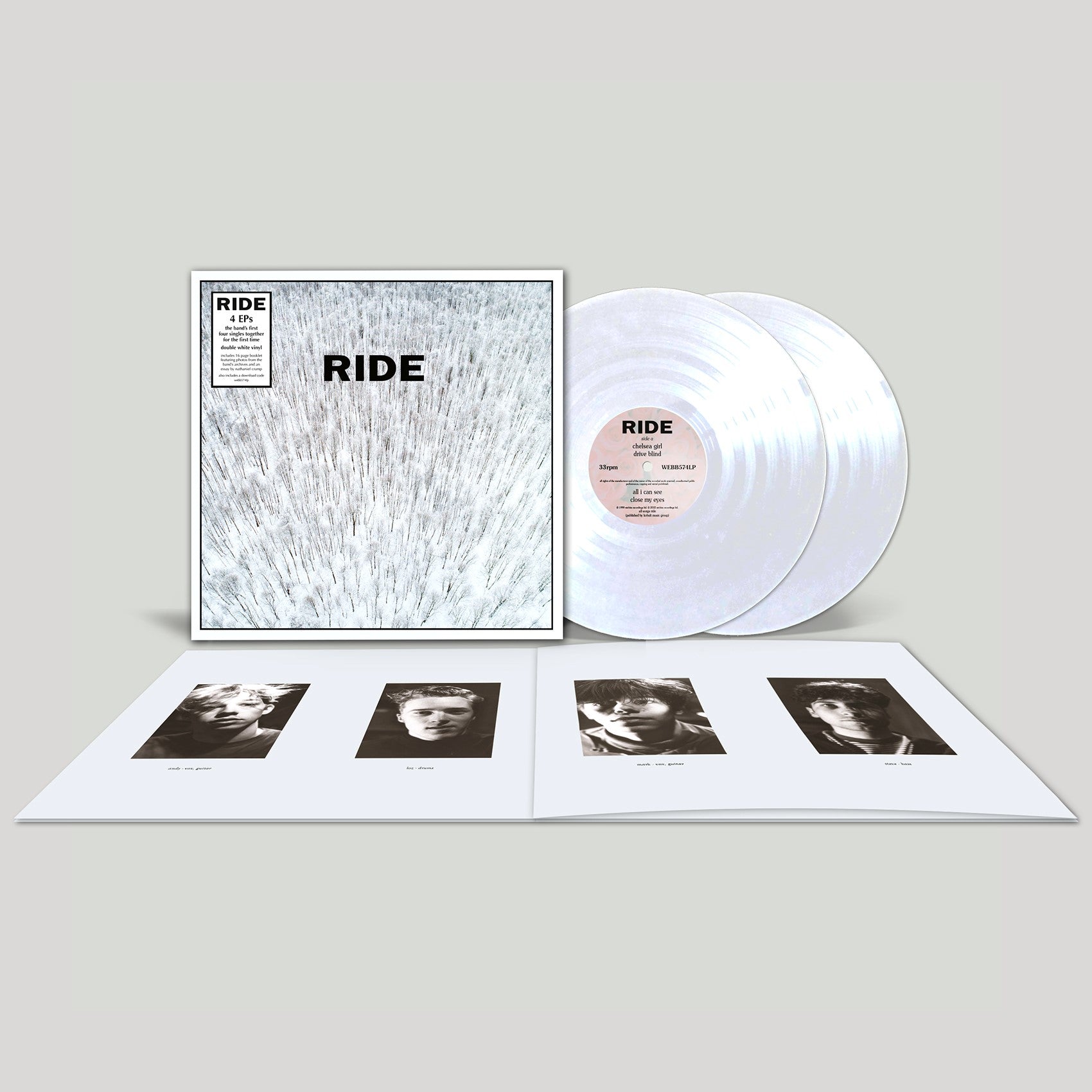 Ride - 4 EP's (2LP White Vinyl)