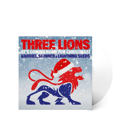 Baddiel, Skinner & Lightning Seeds - Three Lions (It's Coming Home for Christmas) (7" White Vinyl)