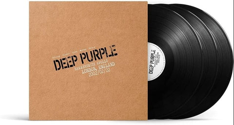 Deep Purple - Hammersmith Apollo, London, England, 2002/02/22 (3LP Limited & Numbered)