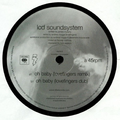 LCD Soundsystem - Oh Baby (12")