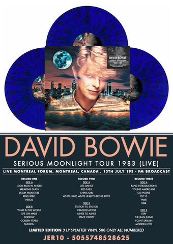 David Bowie - Serious Moonlight Tour 1983: Live (3LP Splatter Vinyl)