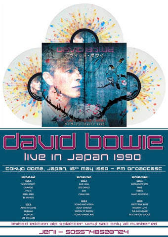 David Bowie - Live In Japan 1990 (3LP Splatter Vinyl)