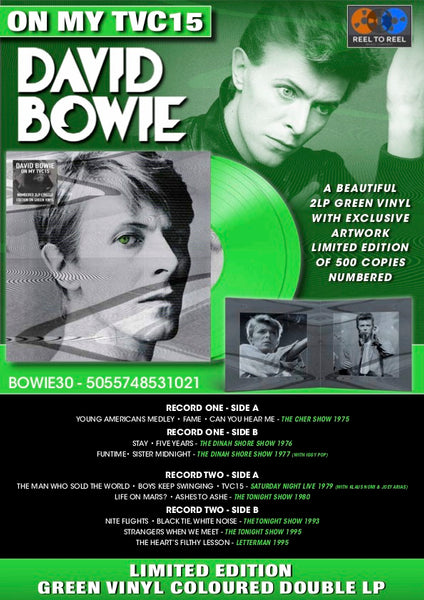 David Bowie - On My TVC15 (2LP Limited Edition Green Vinyl)