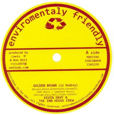 Kevin Davy & The Inn House Crew - Golden Brown (22 Medley) (7") (RSD22)