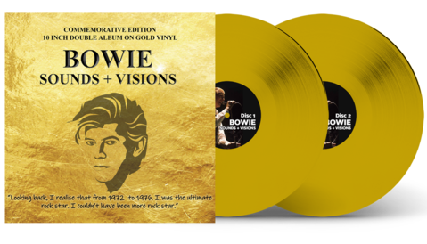 David Bowie - Sounds & Visions (Commemorative Edition 10” Double Album On Gold Vinyl)