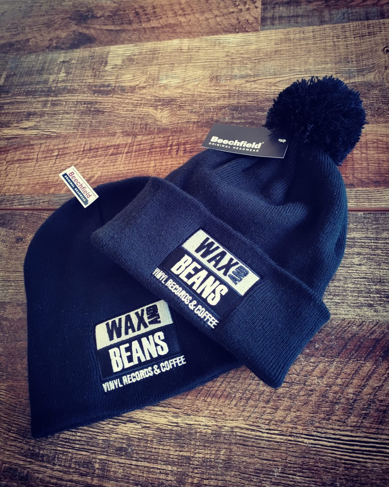 Wax and Beans Beanie Hat (no bobble)