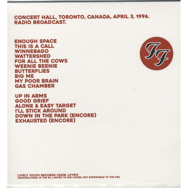 Foo Fighters - Canadian Broadcast 1996