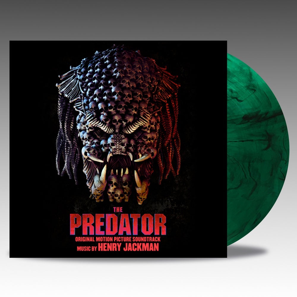 OST:The Predator - Music by Henry Jackman (2LP Translucent Hunter Green W/Black Smoke Vinyl