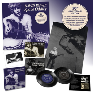 David Bowie - Space Oddity: 50th Anniversary Edition (2 x 7" Singles In Rare & New Picture Sleeves Boxset)