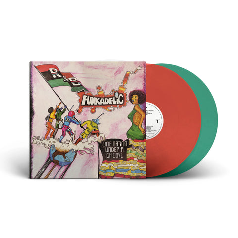 Funkadelic - One Nation Under A Groove (Red & Green Vinyl + 12" EP)
