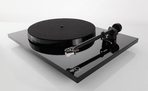 Rega Planar P1 Turntable - Black / White (Includes Lid)
