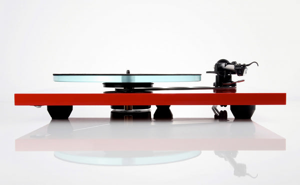 Rega Planar P3 Turntable - Black / White / Red (Includes Lid)