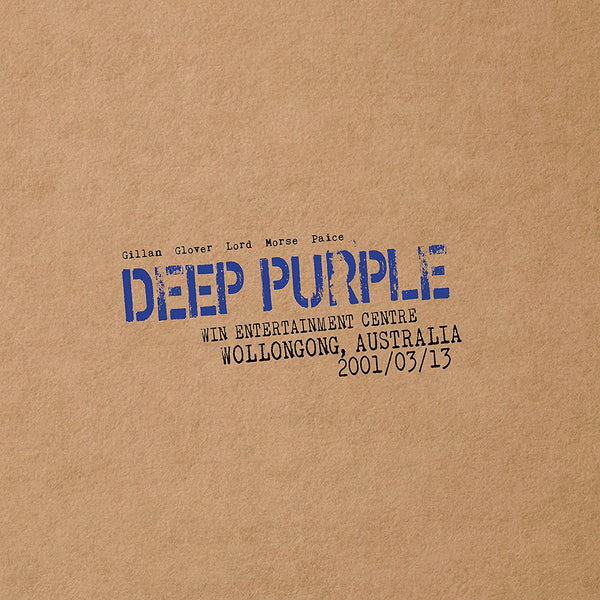 Deep Purple - Win Entertainment Centre, Wollongong, Australia, 2001/03/13 (3LP Blue Vinyl Limited & Numbered)