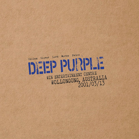 Deep Purple - Win Entertainment Centre, Wollongong, Australia, 2001/03/13 (3LP Blue Vinyl Limited & Numbered)