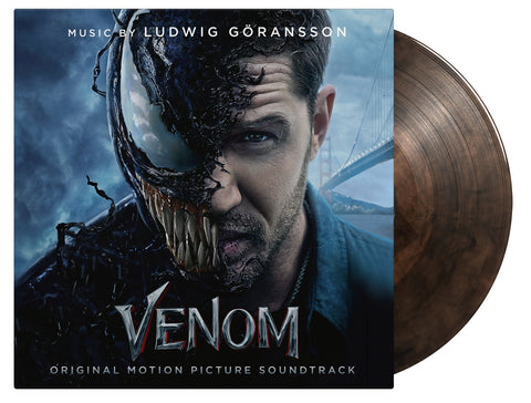 OST - Venom: Music By Ludwig Goransson ('Black Clouds' Crystal Clear & Black Marbled Vinyl)