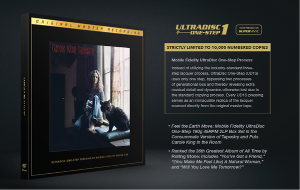 Carole King - Tapestry (Limited Edition UltraDisc One-Step 45rpm Vinyl 2LP Numbered Deluxe Box Set)
